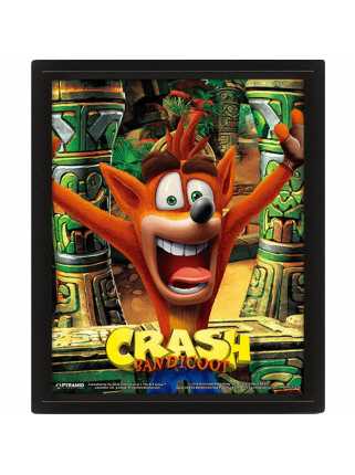 Постер 3D Crash Bandicoot (Mask Power Up)